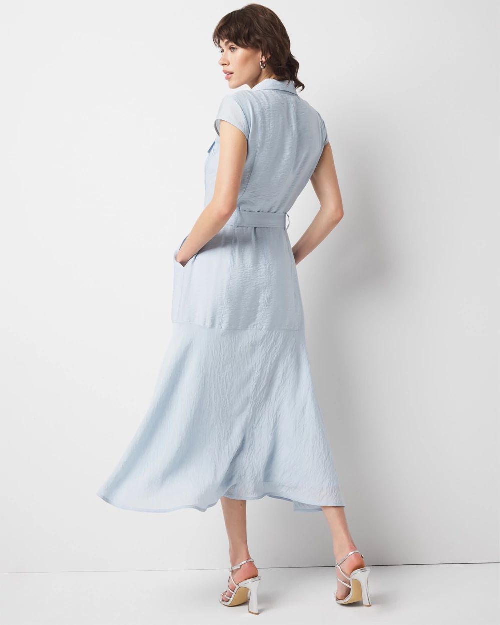 At Your Service Dress - Black/White